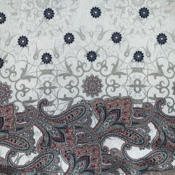 Gaze USA Paisley Racerback Boho Tank Top S - Picture 3 of 9